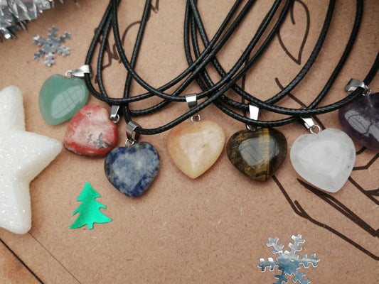 Real Stone Pendant Necklaces