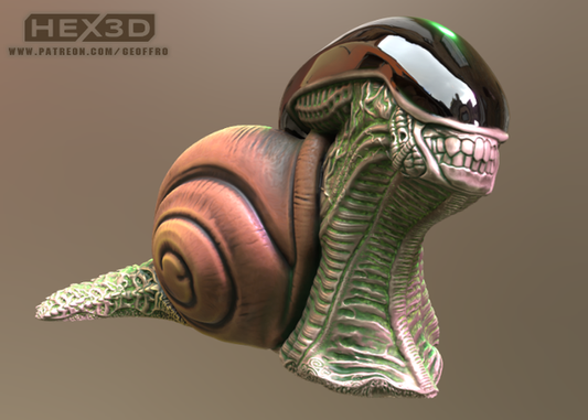 XENO SNAIL ALIENS 100mm COLLECTABLE
